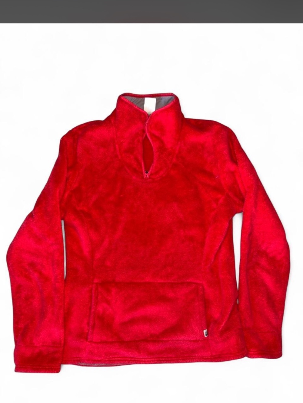 Women's The North Face Red Quarter-Zip Fleece Pullover